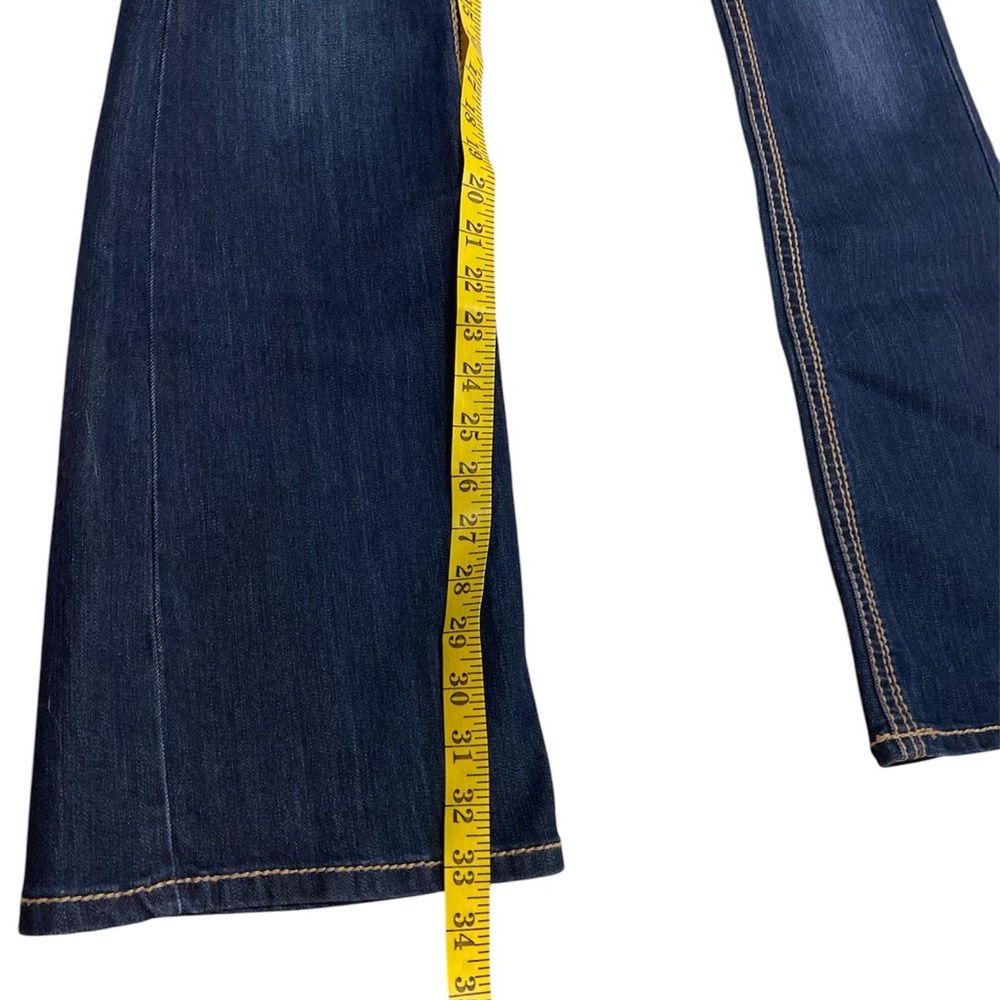 Seven7 Women's Boot Cut Jeans Size 8 Back Pocket Embroidery Festival Denim - Picture 11 of 16